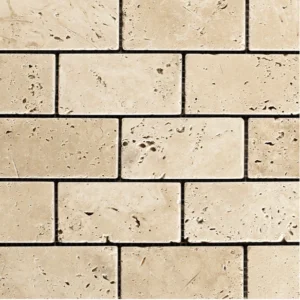 CLASSIC Travertino sendinta Brick — Mozaikų vonios