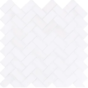 SNOW WHITE HERRINGBONE Marmuro — Mozaikų vonios
