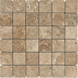 WALNUT NOCE Travertino sendinta — Mozaikų vonios