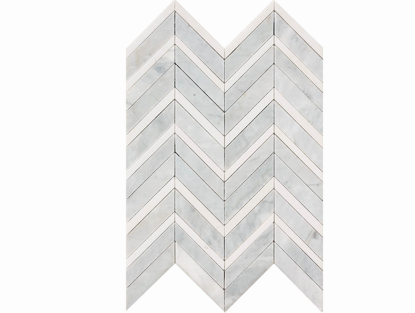 Mamrmuro avenza mozaika chevron fusion