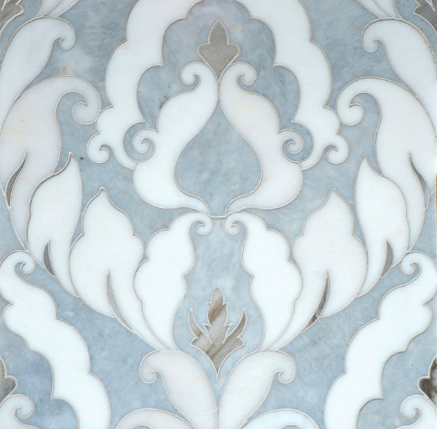 Marmuro afyon white mozaika rumi
