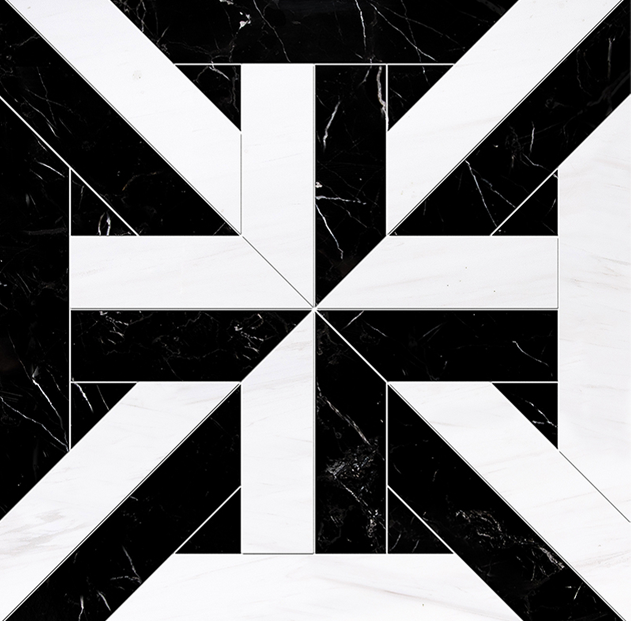 Marmuro nero marquina mozaika rubicon