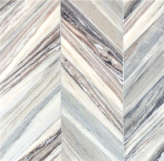 Marmuro palisandra vein cut mozaika chevron