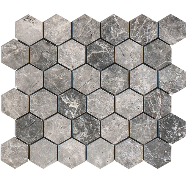 Marmuro tundra drak mozaika hexagon