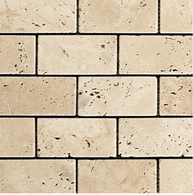 Travertino classic sendinta mozaika brick